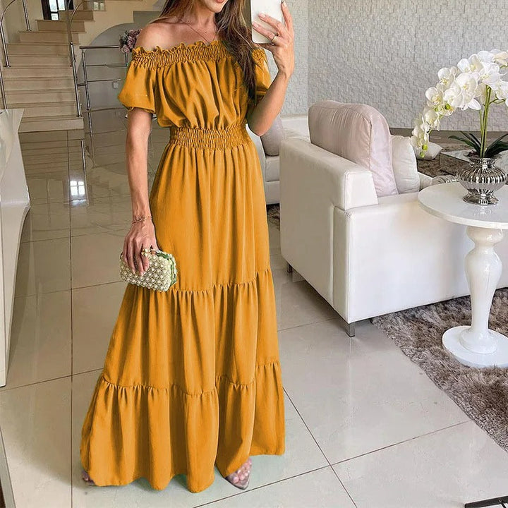 Chloe-Elara Off-Shoulder Gown™