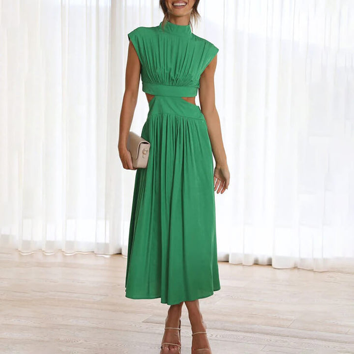 Isabella - Halter Pleated Maxi Dress™